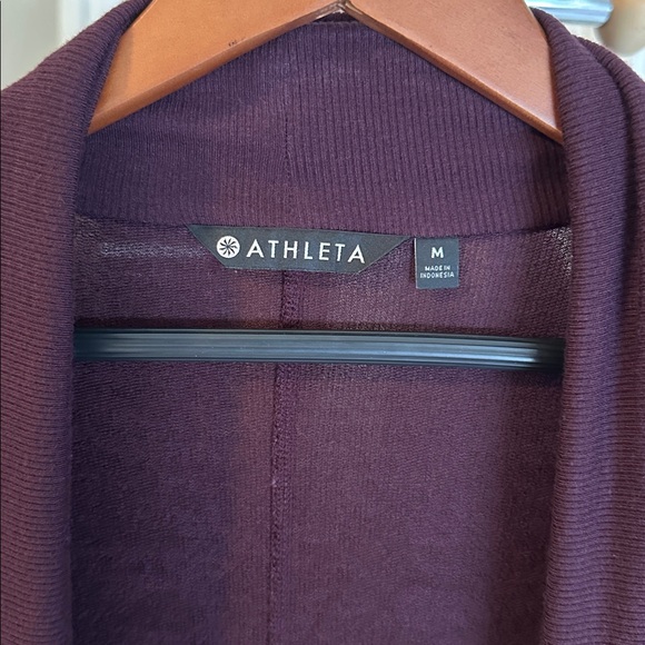 Athleta Cozy Soft Pranayama Wrap Light Cabernet Womens Size Medium‎ - Picture 12 of 12